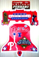 (image for) 2008 World Series Pennant Liberty Bell Shape - Click Image to Close